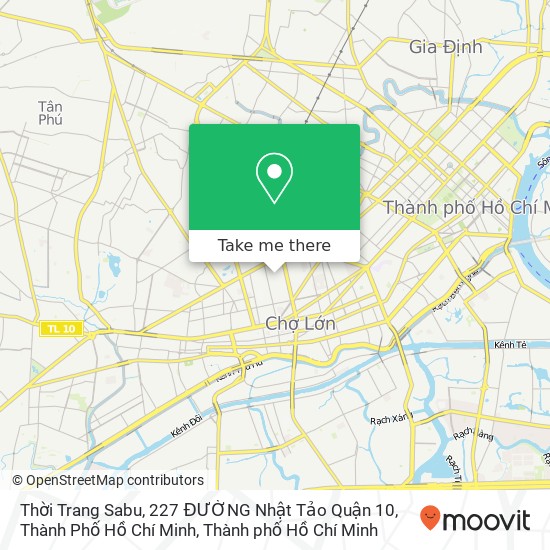 Bản đồ Thời Trang Sabu, 227 ĐƯỜNG Nhật Tảo Quận 10, Thành Phố Hồ Chí Minh