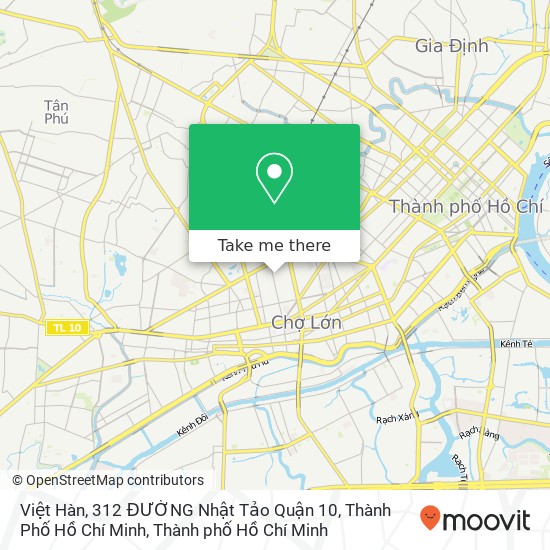 Bản đồ Việt Hàn, 312 ĐƯỜNG Nhật Tảo Quận 10, Thành Phố Hồ Chí Minh