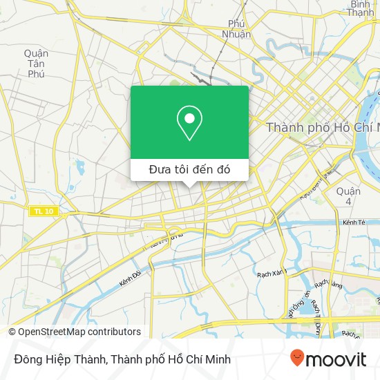 Bản đồ Đông Hiệp Thành, 112 ĐƯỜNG Đào Duy Từ Quận 10, Thành Phố Hồ Chí Minh