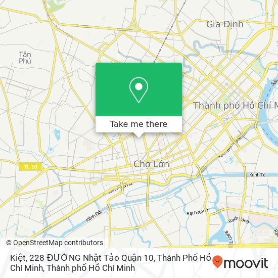 Bản đồ Kiệt, 228 ĐƯỜNG Nhật Tảo Quận 10, Thành Phố Hồ Chí Minh