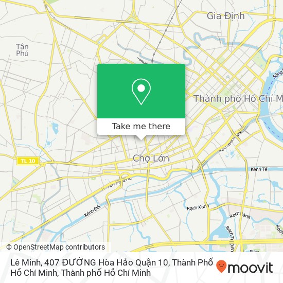 Bản đồ Lê Minh, 407 ĐƯỜNG Hòa Hảo Quận 10, Thành Phố Hồ Chí Minh