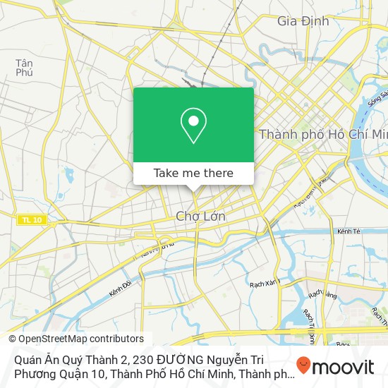 Bản đồ Quán Ăn Quý Thành 2, 230 ĐƯỜNG Nguyễn Tri Phương Quận 10, Thành Phố Hồ Chí Minh