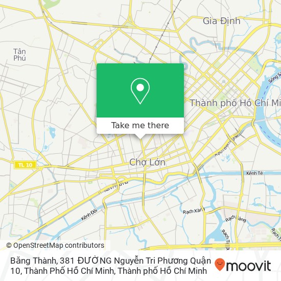 Bản đồ Băng Thành, 381 ĐƯỜNG Nguyễn Tri Phương Quận 10, Thành Phố Hồ Chí Minh