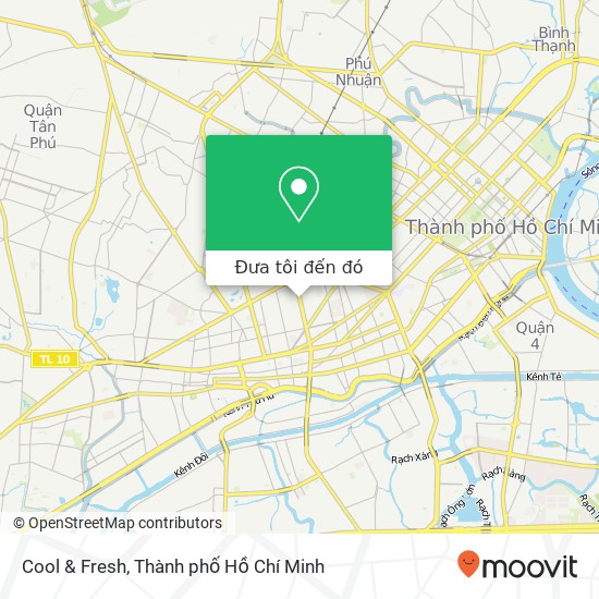 Bản đồ Cool & Fresh, 443 ĐƯỜNG Nguyễn Tri Phương Quận 10, Thành Phố Hồ Chí Minh