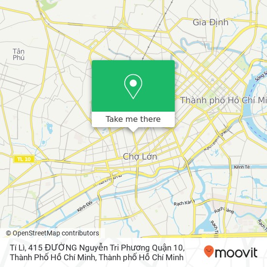 Bản đồ Tí Lì, 415 ĐƯỜNG Nguyễn Tri Phương Quận 10, Thành Phố Hồ Chí Minh