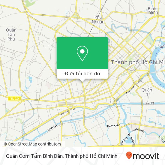 Bản đồ Quán Cơm Tấm Bình Dân, 372 ĐƯỜNG Nguyễn Tri Phương Quận 10, Thành Phố Hồ Chí Minh