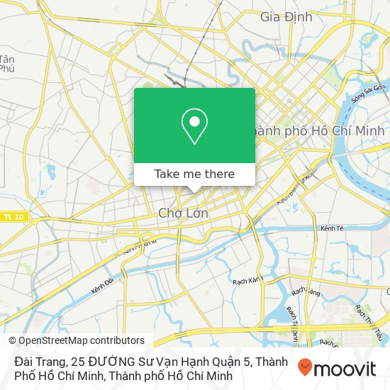 Bản đồ Đài Trang, 25 ĐƯỜNG Sư Vạn Hạnh Quận 5, Thành Phố Hồ Chí Minh