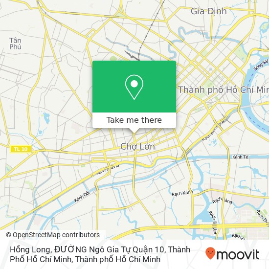 Bản đồ Hồng Long, ĐƯỜNG Ngô Gia Tự Quận 10, Thành Phố Hồ Chí Minh