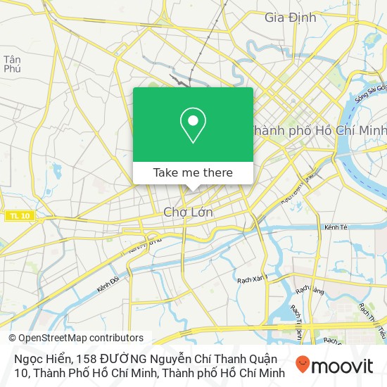 Bản đồ Ngọc Hiển, 158 ĐƯỜNG Nguyễn Chí Thanh Quận 10, Thành Phố Hồ Chí Minh