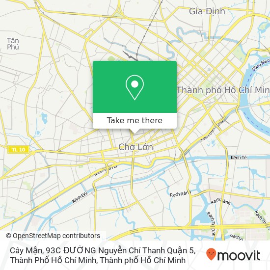 Bản đồ Cây Mận, 93C ĐƯỜNG Nguyễn Chí Thanh Quận 5, Thành Phố Hồ Chí Minh