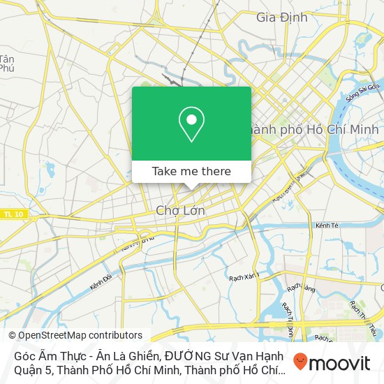 Bản đồ Góc Ẩm Thực - Ăn Là Ghiền, ĐƯỜNG Sư Vạn Hạnh Quận 5, Thành Phố Hồ Chí Minh