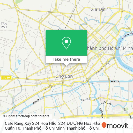 Bản đồ Cafe Rang Xay 224 Hoà Hảo, 224 ĐƯỜNG Hòa Hảo Quận 10, Thành Phố Hồ Chí Minh
