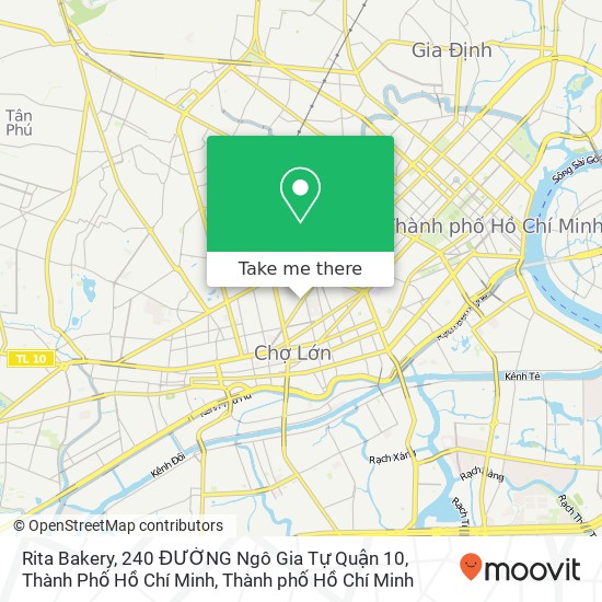Bản đồ Rita Bakery, 240 ĐƯỜNG Ngô Gia Tự Quận 10, Thành Phố Hồ Chí Minh