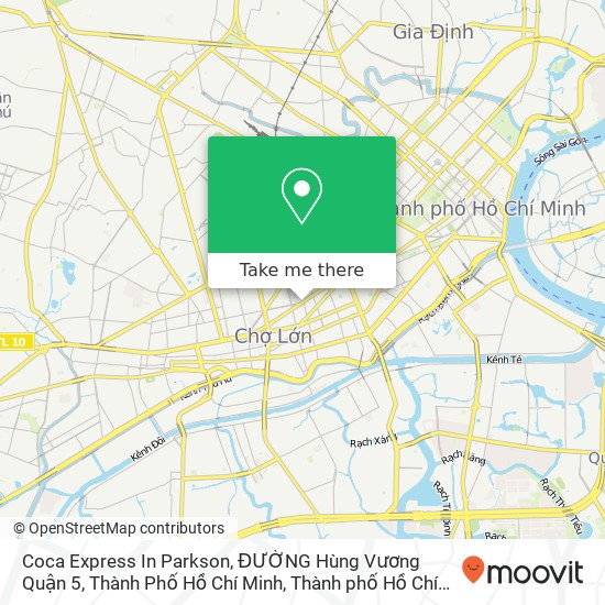 Bản đồ Coca Express In Parkson, ĐƯỜNG Hùng Vương Quận 5, Thành Phố Hồ Chí Minh