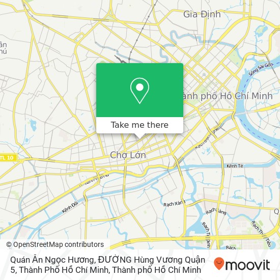 Bản đồ Quán Ăn Ngọc Hương, ĐƯỜNG Hùng Vương Quận 5, Thành Phố Hồ Chí Minh