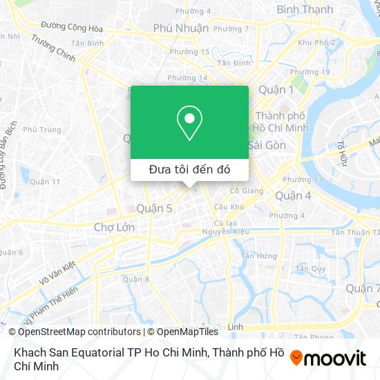 Bản đồ Khach San Equatorial TP Ho Chi Minh