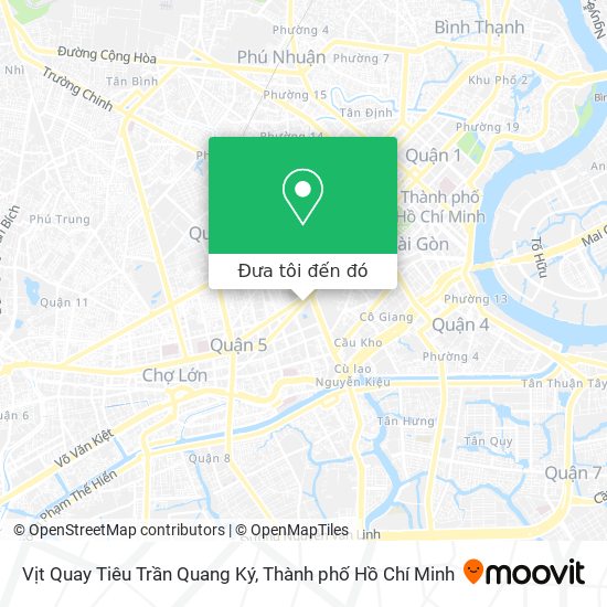 Bản đồ Vịt Quay Tiêu Trần Quang Ký