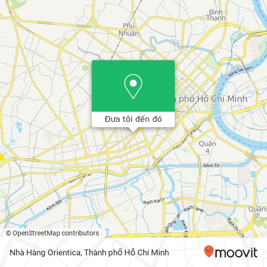 Bản đồ Nhà Hàng Orientica, ĐƯỜNG Trần Bình Trọng Quận 5, Thành Phố Hồ Chí Minh