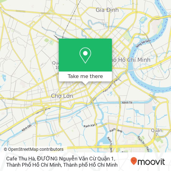 Bản đồ Cafe Thu Hà, ĐƯỜNG Nguyễn Văn Cừ Quận 1, Thành Phố Hồ Chí Minh