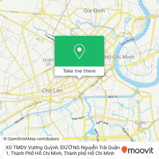 Bản đồ XD TMDV Vương Quỳnh, ĐƯỜNG Nguyễn Trãi Quận 1, Thành Phố Hồ Chí Minh