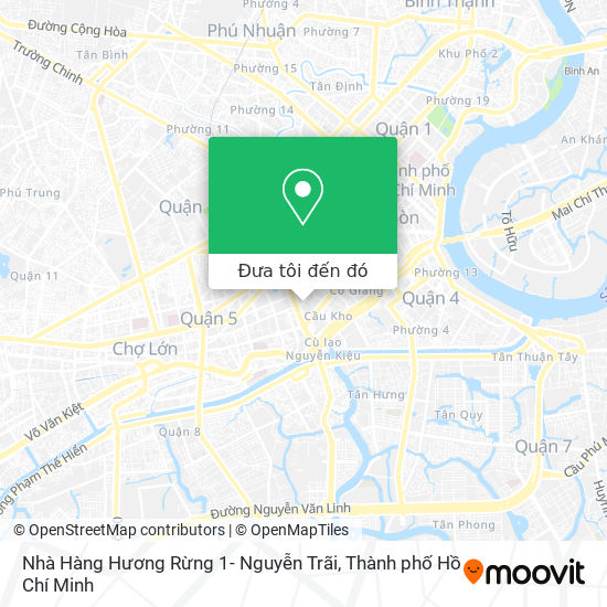 Bản đồ Nhà Hàng Hương Rừng 1- Nguyễn Trãi