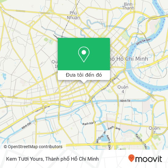 Bản đồ Kem Tươi Yours, 213 ĐƯỜNG Nguyễn Văn Cừ Quận 5, Thành Phố Hồ Chí Minh