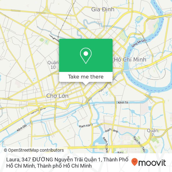 Bản đồ Laura, 347 ĐƯỜNG Nguyễn Trãi Quận 1, Thành Phố Hồ Chí Minh