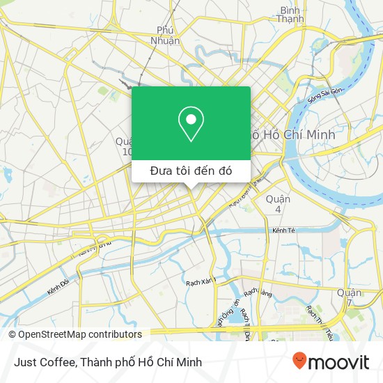 Bản đồ Just Coffee, HẺM 235 Nguyễn Văn Cừ Quận 1, Thành Phố Hồ Chí Minh