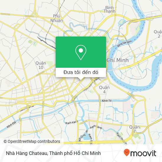 Bản đồ Nhà Hàng Chateau, ĐƯỜNG Trần Hưng Đạo Quận 1, Thành Phố Hồ Chí Minh