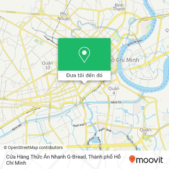 Bản đồ Cửa Hàng Thức Ăn Nhanh G-Bread, 87D ĐƯỜNG Trần Đình Xu Quận 1, Thành Phố Hồ Chí Minh