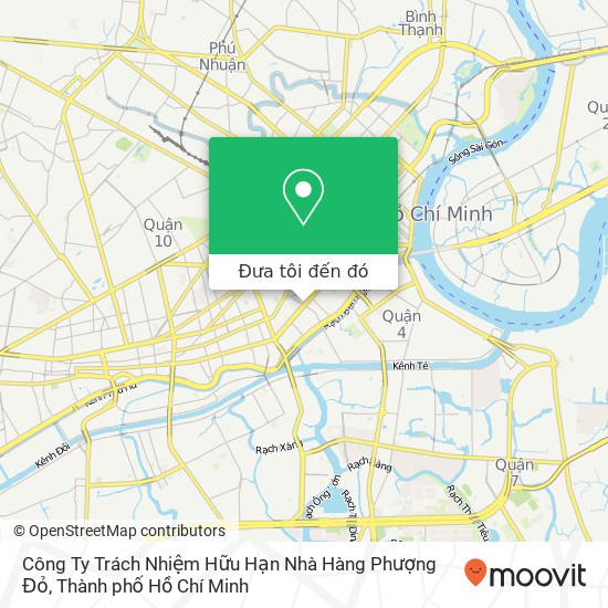 Bản đồ Công Ty Trách Nhiệm Hữu Hạn Nhà Hàng Phượng Đỏ, ĐƯỜNG Trần Hưng Đạo Quận 1, Thành Phố Hồ Chí Minh