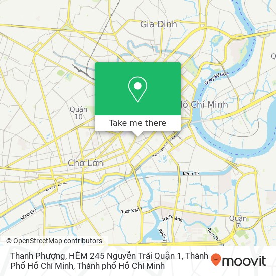 Bản đồ Thanh Phượng, HẺM 245 Nguyễn Trãi Quận 1, Thành Phố Hồ Chí Minh