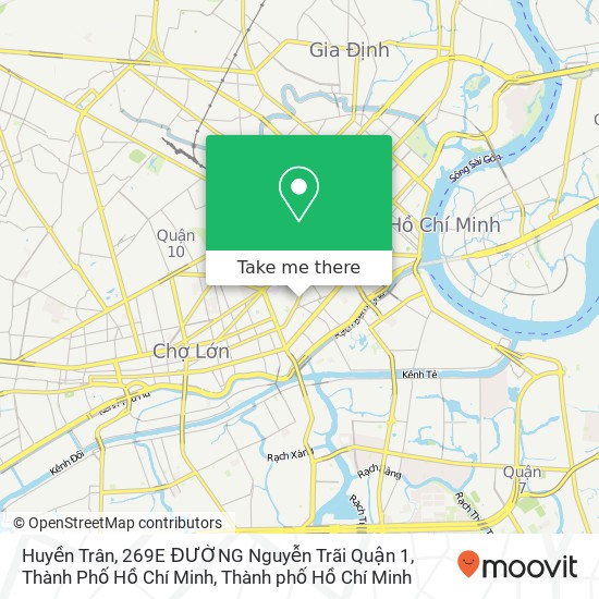 Bản đồ Huyền Trân, 269E ĐƯỜNG Nguyễn Trãi Quận 1, Thành Phố Hồ Chí Minh