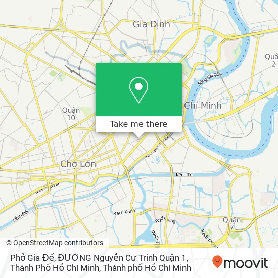 Bản đồ Phở Gia Đế, ĐƯỜNG Nguyễn Cư Trinh Quận 1, Thành Phố Hồ Chí Minh