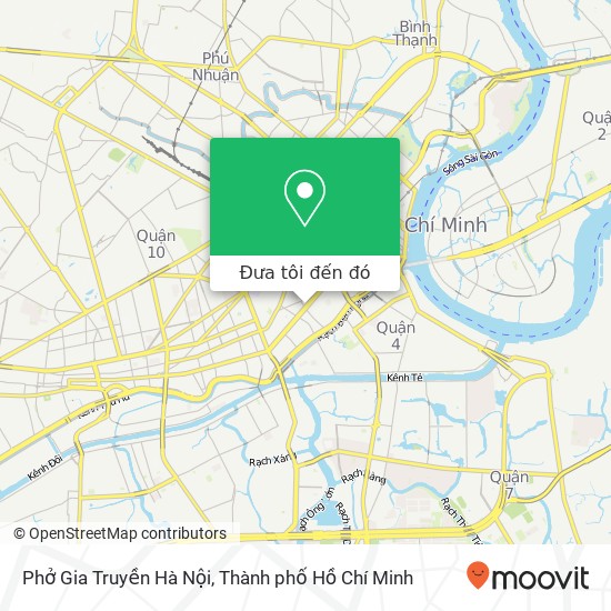 Bản đồ Phở Gia Truyền Hà Nội, ĐƯỜNG Trần Hưng Đạo Quận 1, Thành Phố Hồ Chí Minh