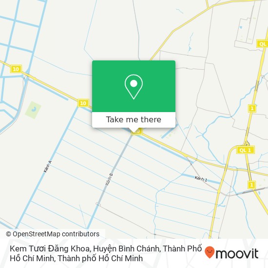 Bản đồ Kem Tươi Đăng Khoa, Huyện Bình Chánh, Thành Phố Hồ Chí Minh