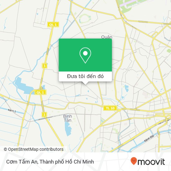Bản đồ Cơm Tấm An, ĐƯỜNG Tân Hòa Đông Quận Bình Tân, Thành Phố Hồ Chí Minh