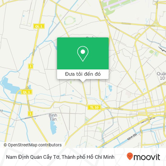 Bản đồ Nam Định Quán Cầy Tơ, 250 ĐƯỜNG Phan Anh Quận Tân Phú, Thành Phố Hồ Chí Minh