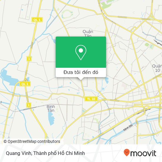 Bản đồ Quang Vinh, ĐƯỜNG Phan Anh Quận Bình Tân, Thành Phố Hồ Chí Minh