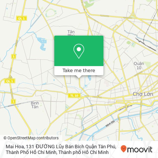 Bản đồ Mai Hoa, 131 ĐƯỜNG Lũy Bán Bích Quận Tân Phú, Thành Phố Hồ Chí Minh