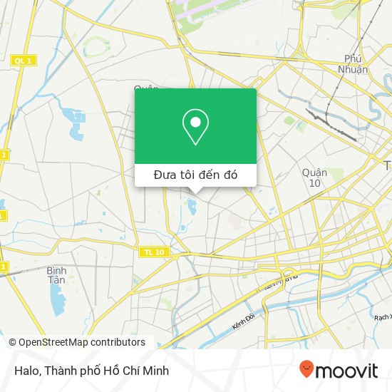 Bản đồ Halo, 72 ĐƯỜNG Hòa Bình Quận 11, Thành Phố Hồ Chí Minh