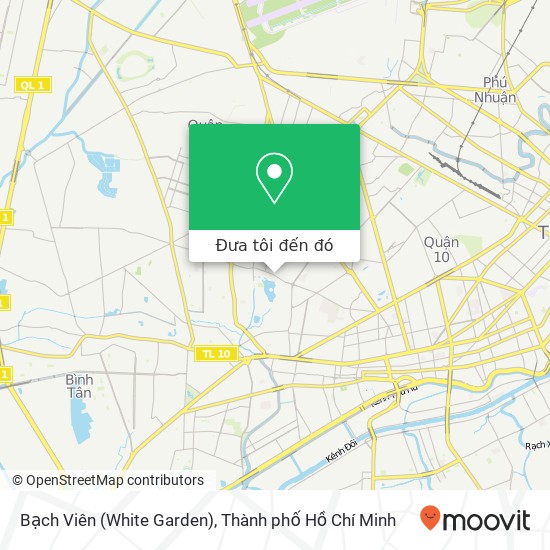 Bản đồ Bạch Viên (White Garden), 72 ĐƯỜNG Hòa Bình Quận 11, Thành Phố Hồ Chí Minh