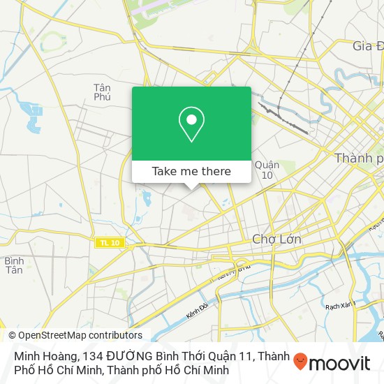 Bản đồ Minh Hoàng, 134 ĐƯỜNG Bình Thới Quận 11, Thành Phố Hồ Chí Minh