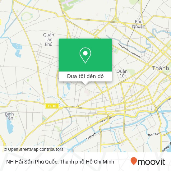 Bản đồ NH Hải Sản Phú Quốc, ĐƯỜNG Bình Thới Quận 11, Thành Phố Hồ Chí Minh
