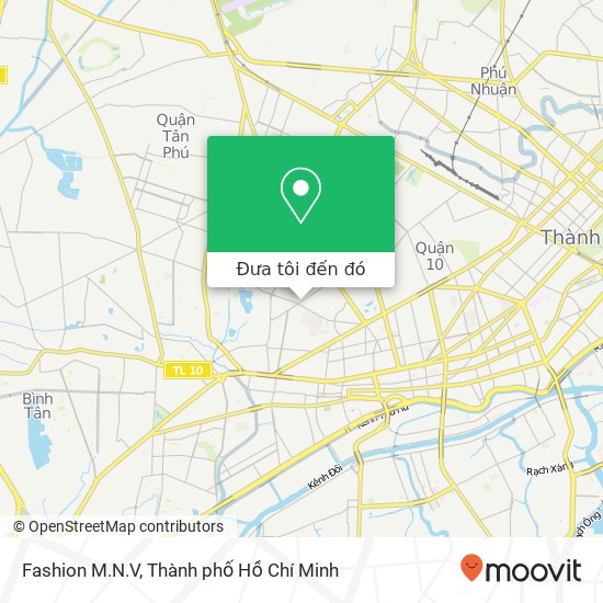 Bản đồ Fashion M.N.V, ĐƯỜNG Bình Thới Quận 11, Thành Phố Hồ Chí Minh