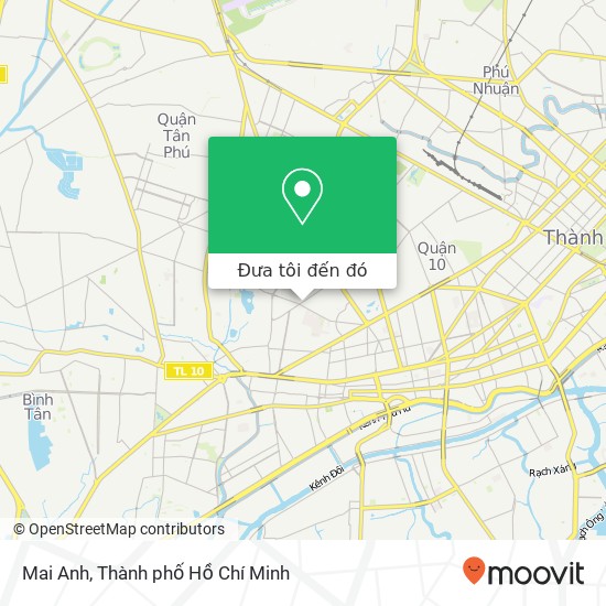 Bản đồ Mai Anh, 161 ĐƯỜNG Bình Thới Quận 11, Thành Phố Hồ Chí Minh