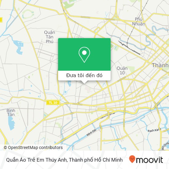 Bản đồ Quần Áo Trẻ Em Thúy Anh, 339 ĐƯỜNG Lãnh Binh Thăng Quận 11, Thành Phố Hồ Chí Minh
