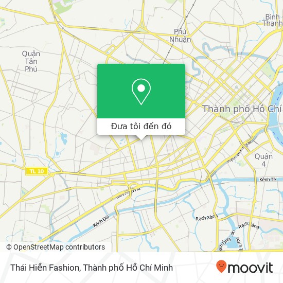 Bản đồ Thái Hiền Fashion, 629 ĐƯỜNG Bà Hạt Quận 10, Thành Phố Hồ Chí Minh
