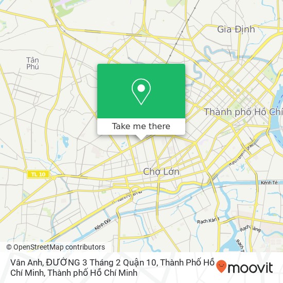 Bản đồ Vân Anh, ĐƯỜNG 3 Tháng 2 Quận 10, Thành Phố Hồ Chí Minh