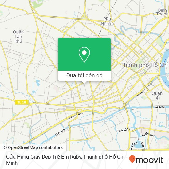 Bản đồ Cửa Hàng Giày Dép Trẻ Em Ruby, 223 ĐƯỜNG Ngô Quyền Quận 10, Thành Phố Hồ Chí Minh